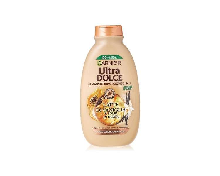 Ultra Dolce Vanilla Milk and Papaya Pulp Shampoo 300ml