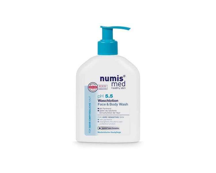 Numis Med Wash Lotion Ph 5.5 - Skin Soothing Body Lotion For Very Sensitive