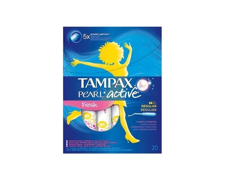 Tampax Pearl Super Scented Applicator Tampons Standard