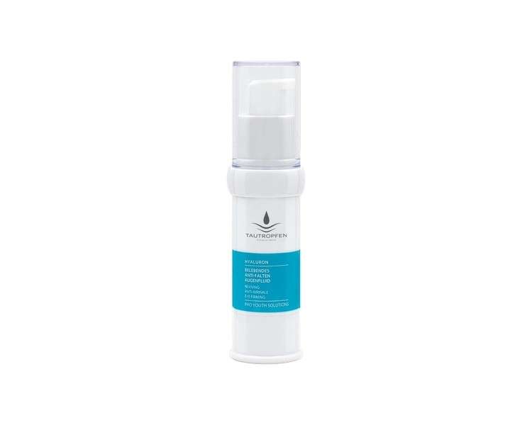 TAUTROPFEN Naturkosmetik Hyaluron Revitalizing Anti-Wrinkle Eye Fluid for Tired Eyes 15ml