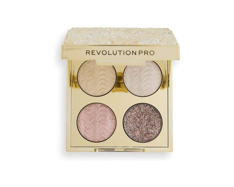 Revolution Pro Ultimate Eye Quad Champagne Crystal Palette