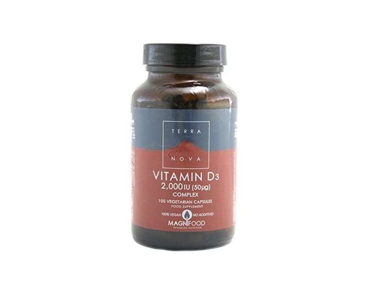 Terranova Vitamin D3 2000iu Complex 100 Capsules