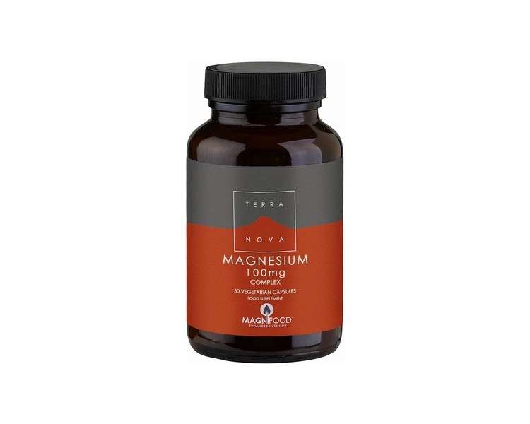 Terranova Magnesium 100mg Complex Bisglycinate 100 Veg Caps