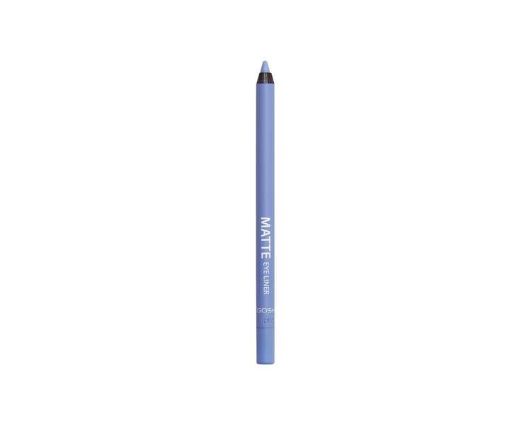 Gosh Matte Eyeliner In Bright Light Blue, Creamy Soft Texture For Easy