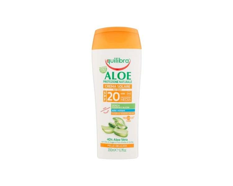 Aloe Body Sun Protection Cream SPF 20 200ml