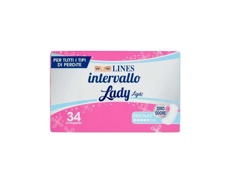 Lines Intervall Lady Light Regular 34 Panty Liners