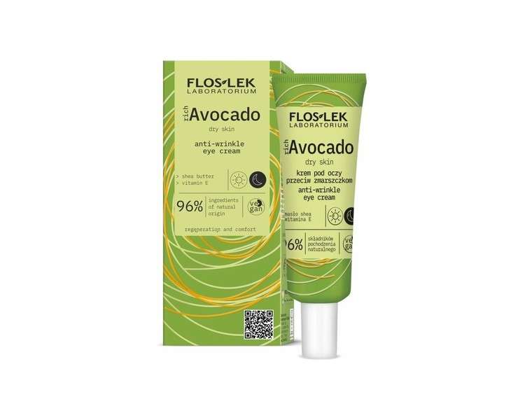 FLOSLEK Rich Avocado Anti-Wrinkle Eye Cream 30ml