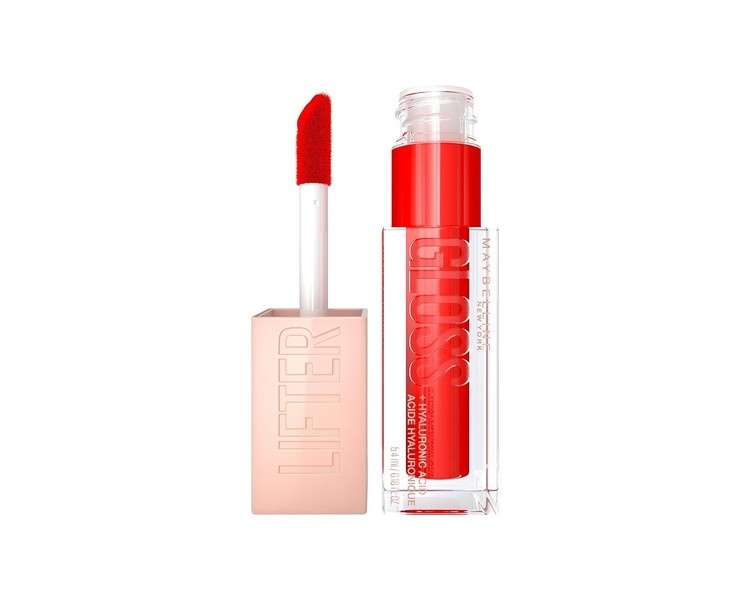 Maybelline New York Shiny Lip Gloss for Fuller Looking Lips Moisturizing with Hyaluronic Acid Lifter Gloss Candy Drop Color No. 023 Liquorice Red 1 x 5.4ml Sweetheart