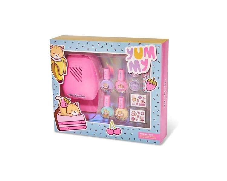 Aquarius Cosmetics Make-Up Yummy with Nail Dryer and Accessories 28x24x7cm