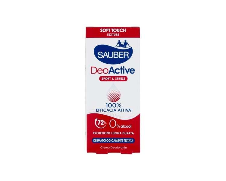SAUBER Deodorant Cream Long-Lasting Deoactive 30ml