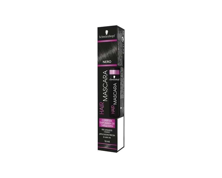 Schwarzkopf Temporary Black Hair Mascara 15ml