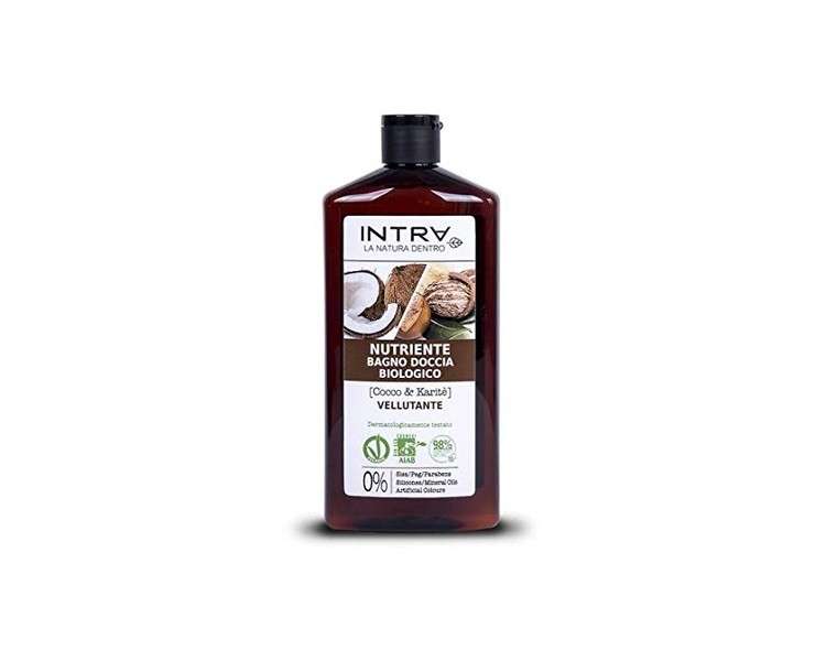 INTRÀ & Karité Organic Shower Gel Nourishing Neutral 400ml Coconut