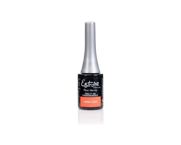 Estrosa Coral Fluo Semi-Permanent Gel Nail Polish 100g