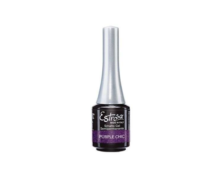 Estrosa Mini Gel Nail Varnish Purple Chic