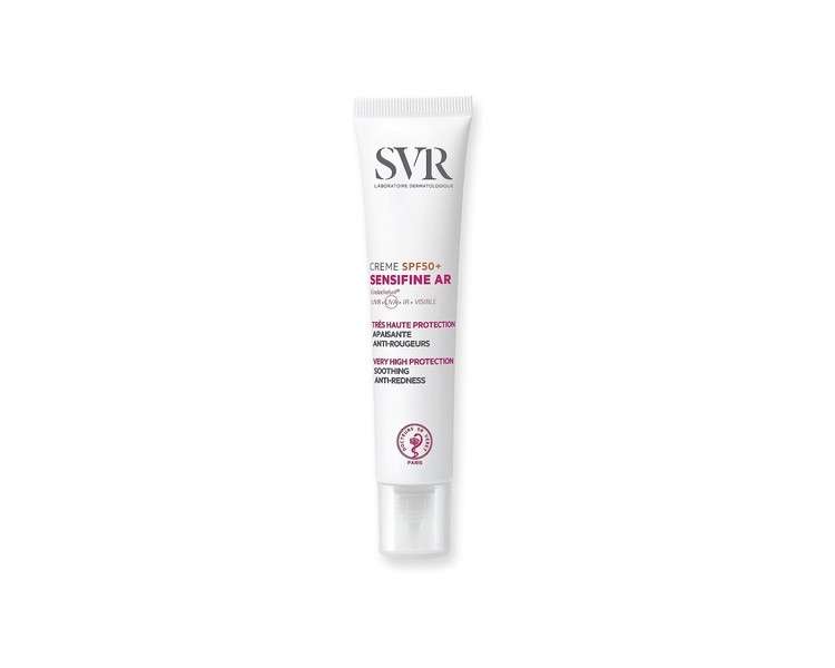 SVR SENSIFINE AR SPF50+ Soothing Anti-Redness Sunscreen Face Cream 40ml