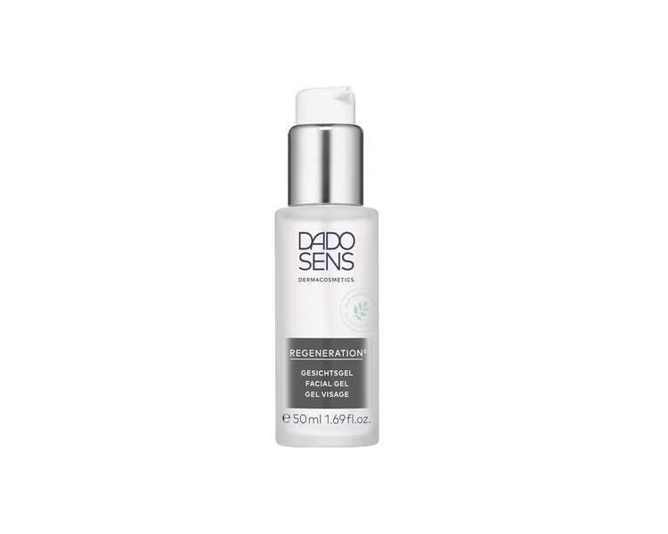 Dado Sens Regeneration E Face Gel 50ml - Intensive Moisturizer for Soothing and Strengthening Skin - Also Therapy-Companion for Neurodermatitis and Psoriasis