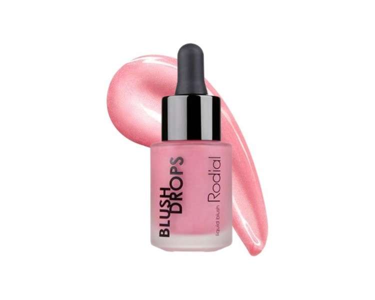 Rodial Blush Drops Frosted Pink 15ml Nourishing and Hydrating Face Blush with Long Lasting Finish