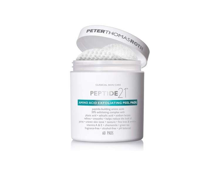 Peter Thomas Roth Peptide 21 Amino Acid Exfoliating Peel Pads 60 Pads