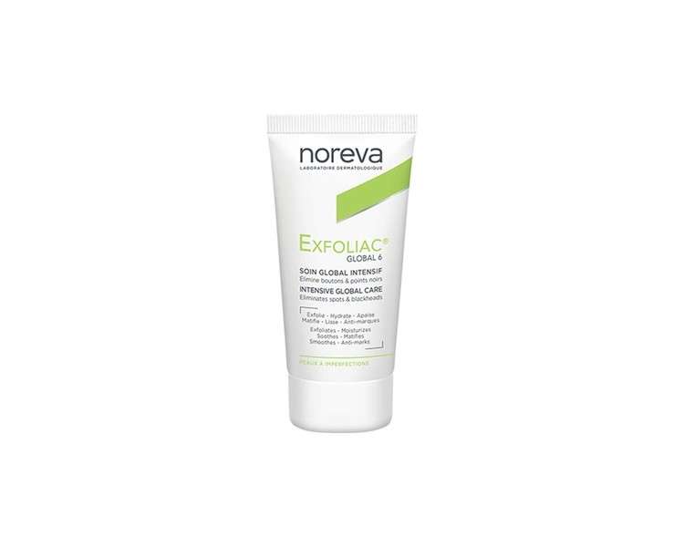 Noreva Exfoliac Global 6 Intensive Care for Blemished Skin 30ml