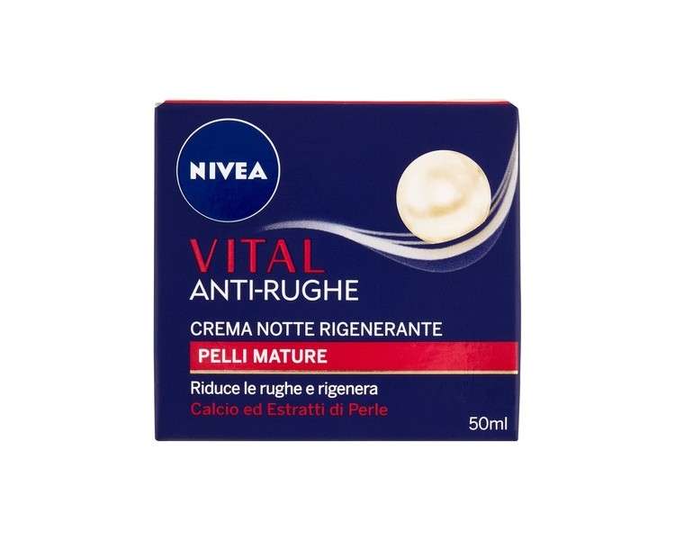 Nivea Vital Regenerating Night Face Cream and Mask 50ml