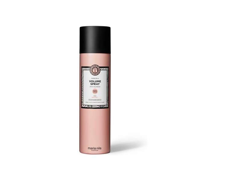 Maria Nila Volume Spray 400ml Hold 4/5 Gives Volume and Natural Finish Antioxidant Preserves Hair Color 100% Vegan and Sulfate/Paraben Free