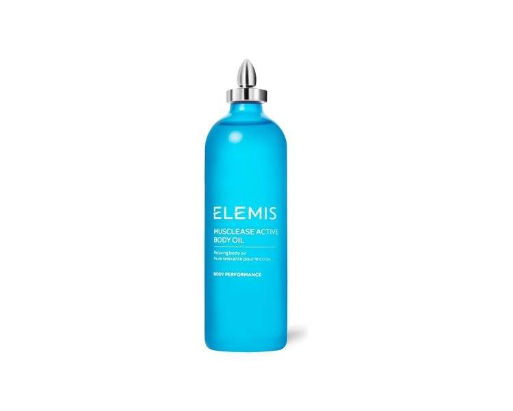 ELEMIS Musclease Active Body Oil Relaxing Body Oil with Extracts to Relieve Recharge and Soothe Calming Lotion with Uplifting Fragrance for Soft Supple Skin 100ml