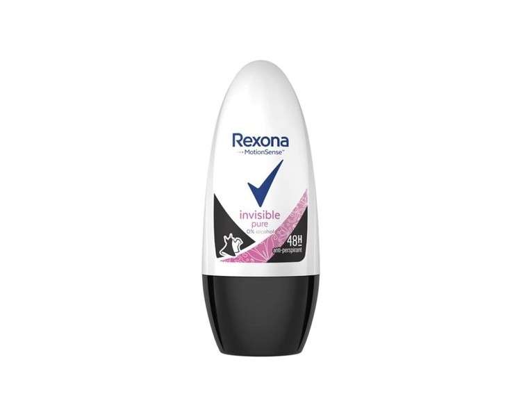 Rexona Invisible Pure Roll-On Antiperspirant 50ml