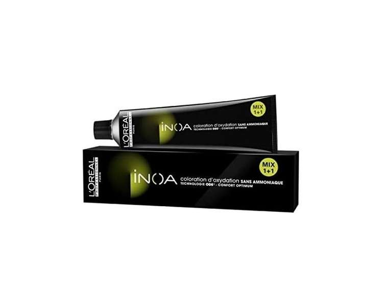 L'oréal Professionnel Inoa Ammonia Free Oxidative Hair Color 4 Medium Brown 60ml