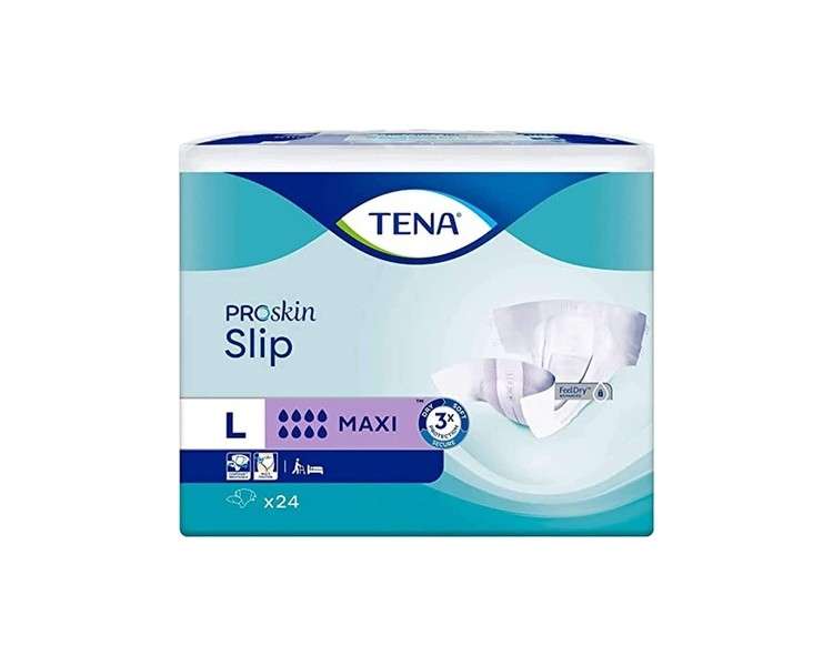 TENA Large Slip Maxi - Pack of 24