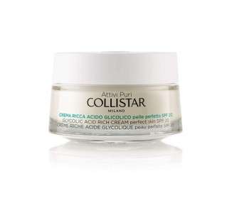 Collistar Pure Actives Glycolic Acid Rich Cream Perfect Skin 50ml