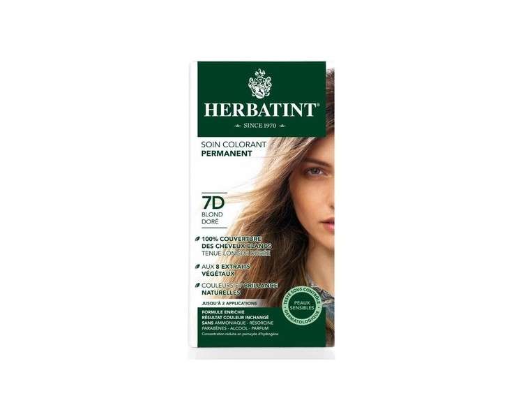 Herbatint Hair Dye 7D Golden Blonde