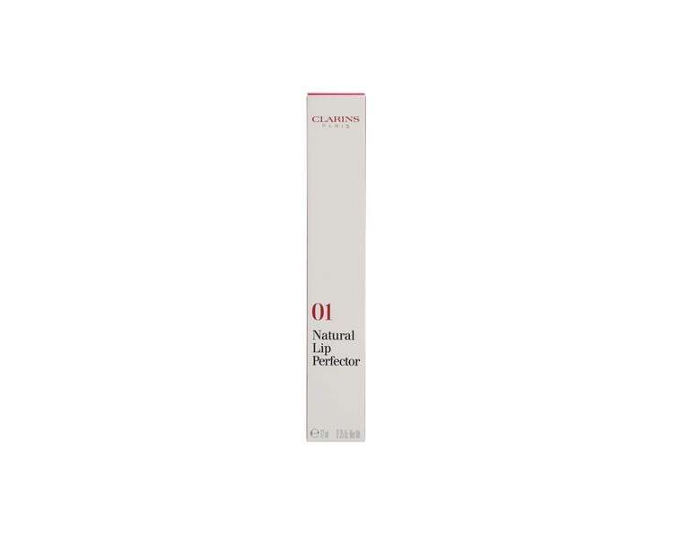 Clarins Instant Light Natural Lip Perfector - 01 Rose Shimmer - Lip Gloss - 12ml