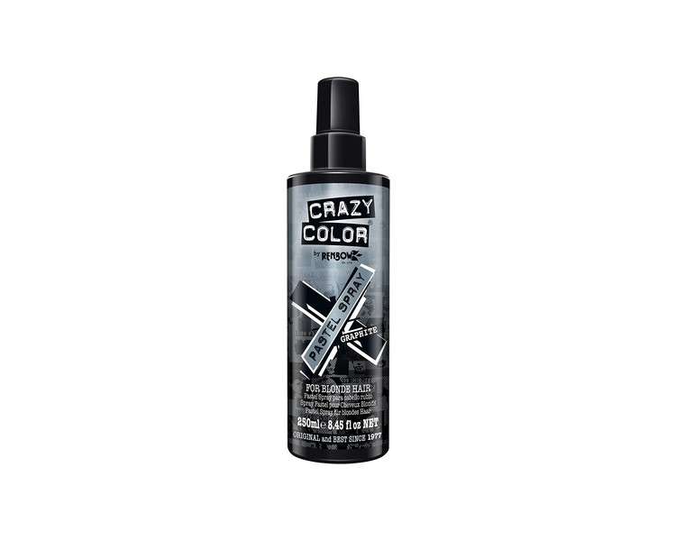 Crazy Color Pastel Hair Spray Graphite 250ml