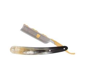 DOVO Straight Razor with Horn Handle