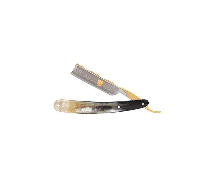 DOVO Straight Razor with Horn Handle