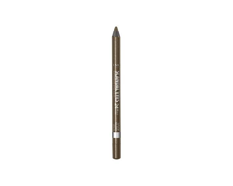 Rimmel Scandal'Eyes Waterproof Kohl Kajal Eyeliner - 009 Gilded Gold