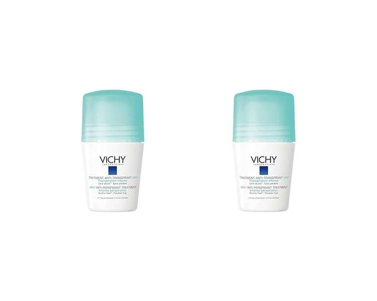 Vichy Antiperspirant Deodorant Roll-On 48h 50ml - For Women and Men - Alcohol and Fragrance Free