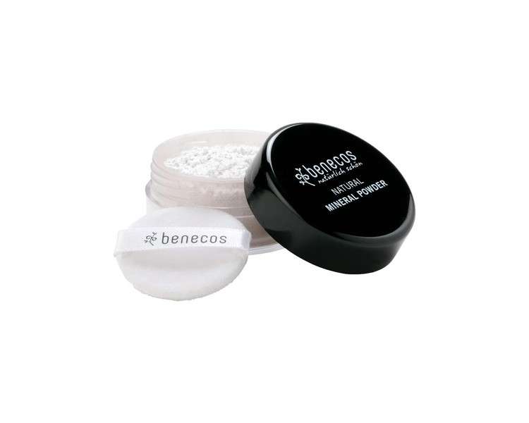 Benecos Natural Mineral Powder Mattifying and Talc-Free Loose Vegan Translucent