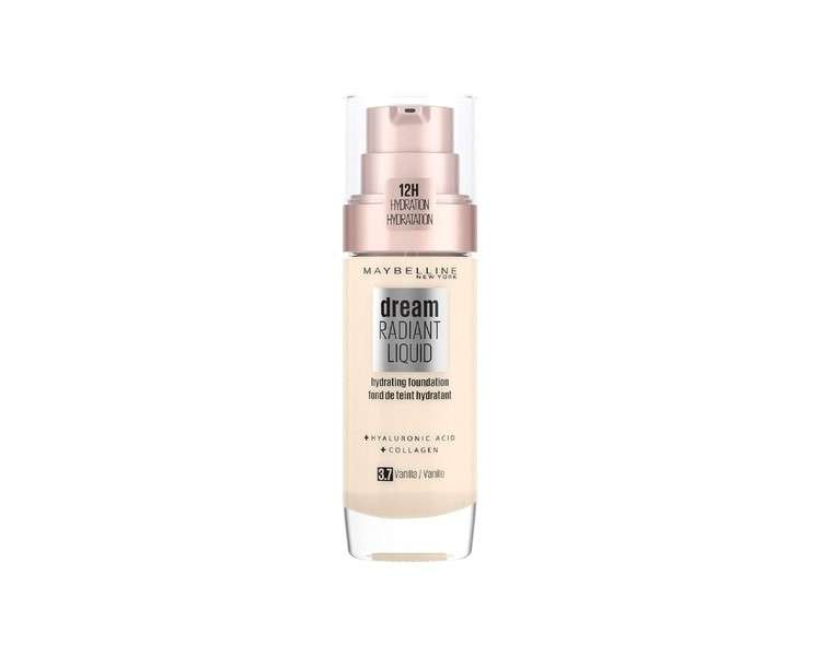 Maybelline New York Dream Radiant Liquid Make-Up Liquid Foundation No. 37 Vanilla 30ml