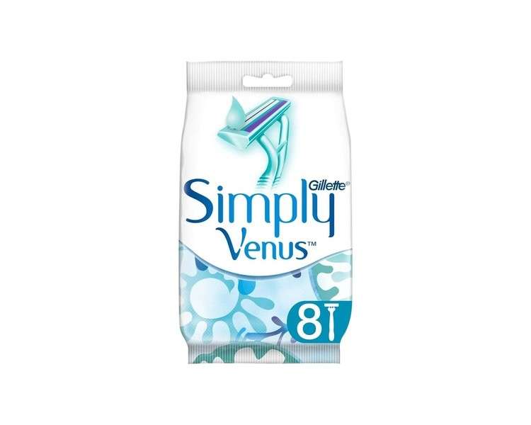 Gillette Simply Venus Disposable Razors 8 Razors