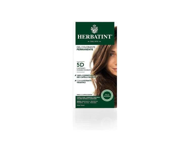 Herbatint Hair Dye 5D Light Golden Chestnut