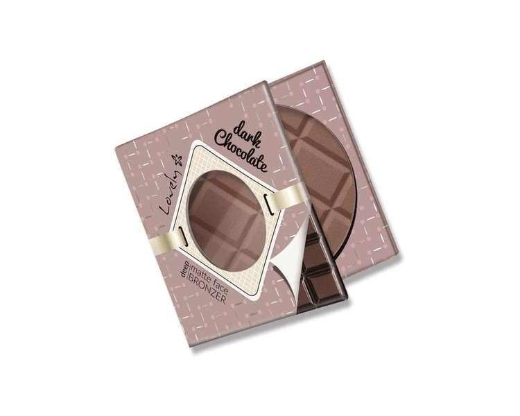 Lovely Makeup Dark Chocolate Powder Bronzer Matte