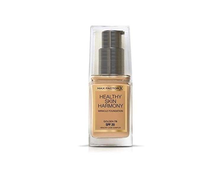 Max Factor Healthy Skin Harmony Foundation SPF 20 75 Golden 30ml