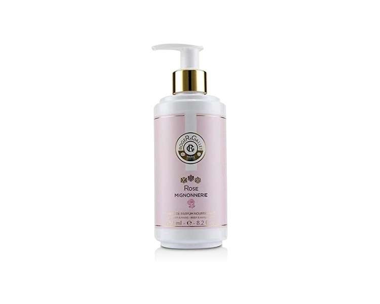 Roger & Gallet Nourishing Fragrance Cream Body & Hands Lotion 250ml - Rose Mignonnerie