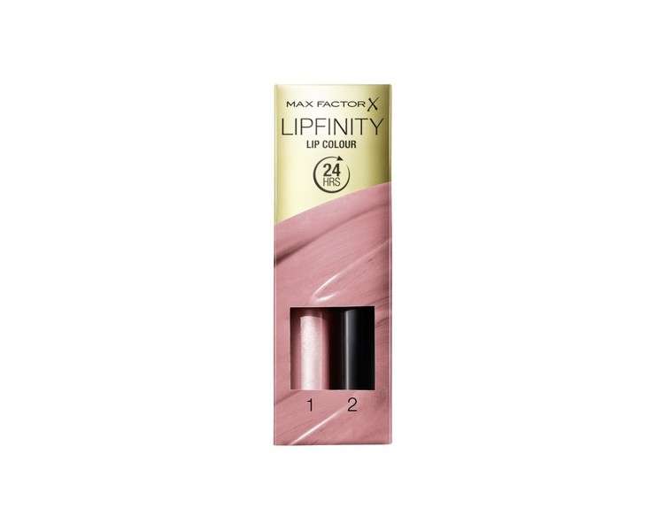 Max Factor Lipfinity Lip Color Lipstick and Gloss 125 So Glamorous 2.3ml & 1.9g