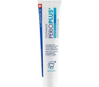 Curaprox PerioPlus+ Support Toothpaste 75ml - Gum Disease and Enamel Repair Toothpaste SLS Free