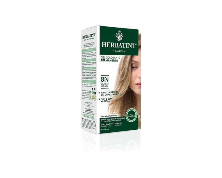 Herbatint Hair Dye 8N Light Blonde