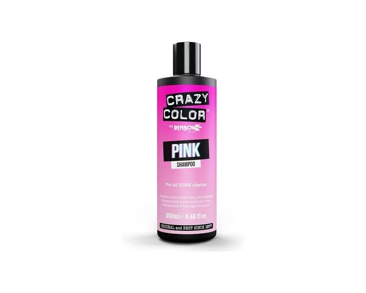 Crazy Color Pink Shampoo for All Pink Hair Shades 250ml