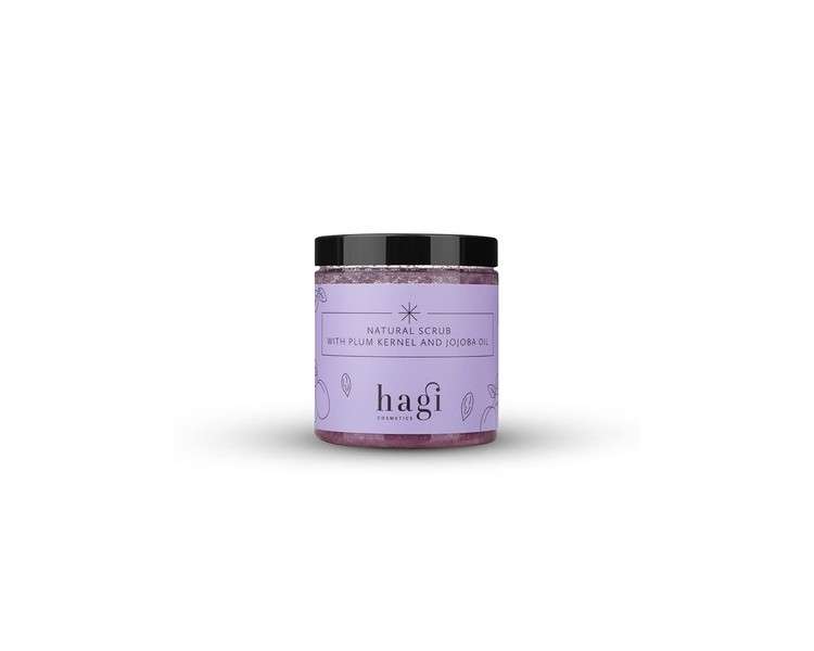 Hagi Natural Scrub with Plum Kernels and Jojoba Oil 300g