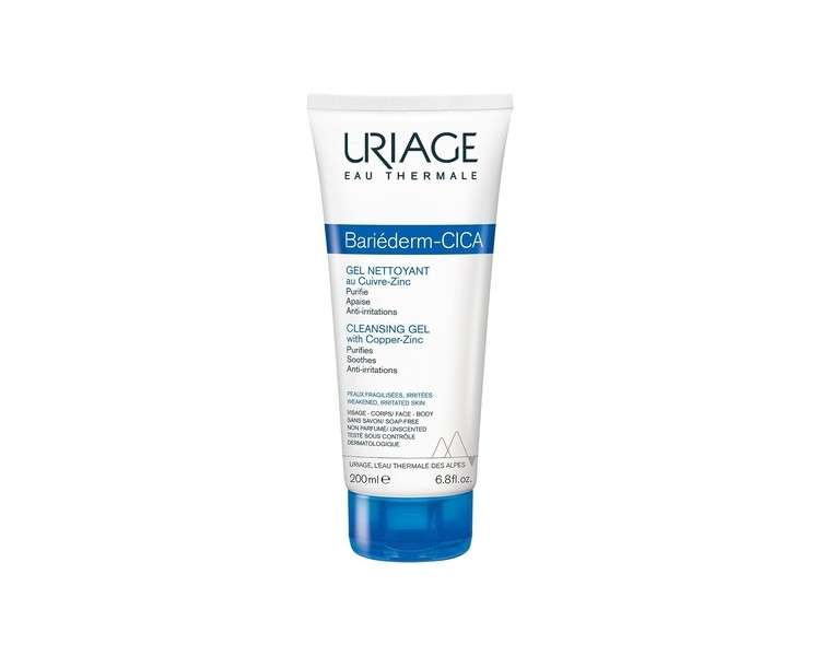 Uriage Bariéderm Cica-Gel Cleanser 200ml